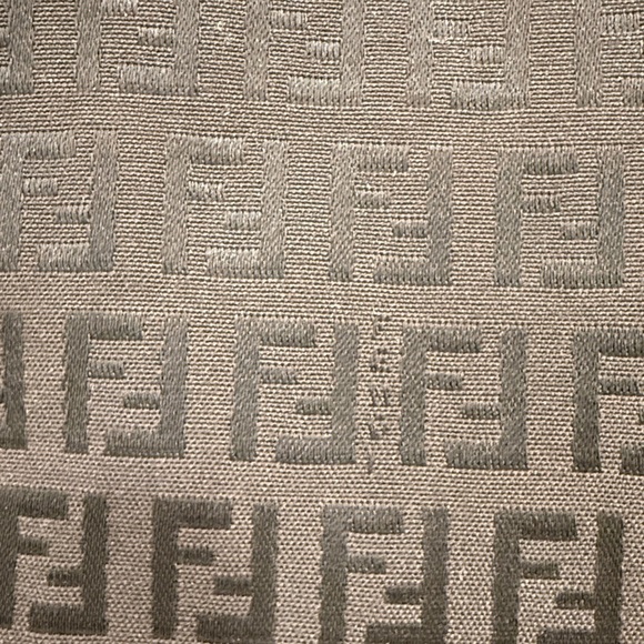 Fendi Dark Brown Monogram Tote - Picture 4 of 8